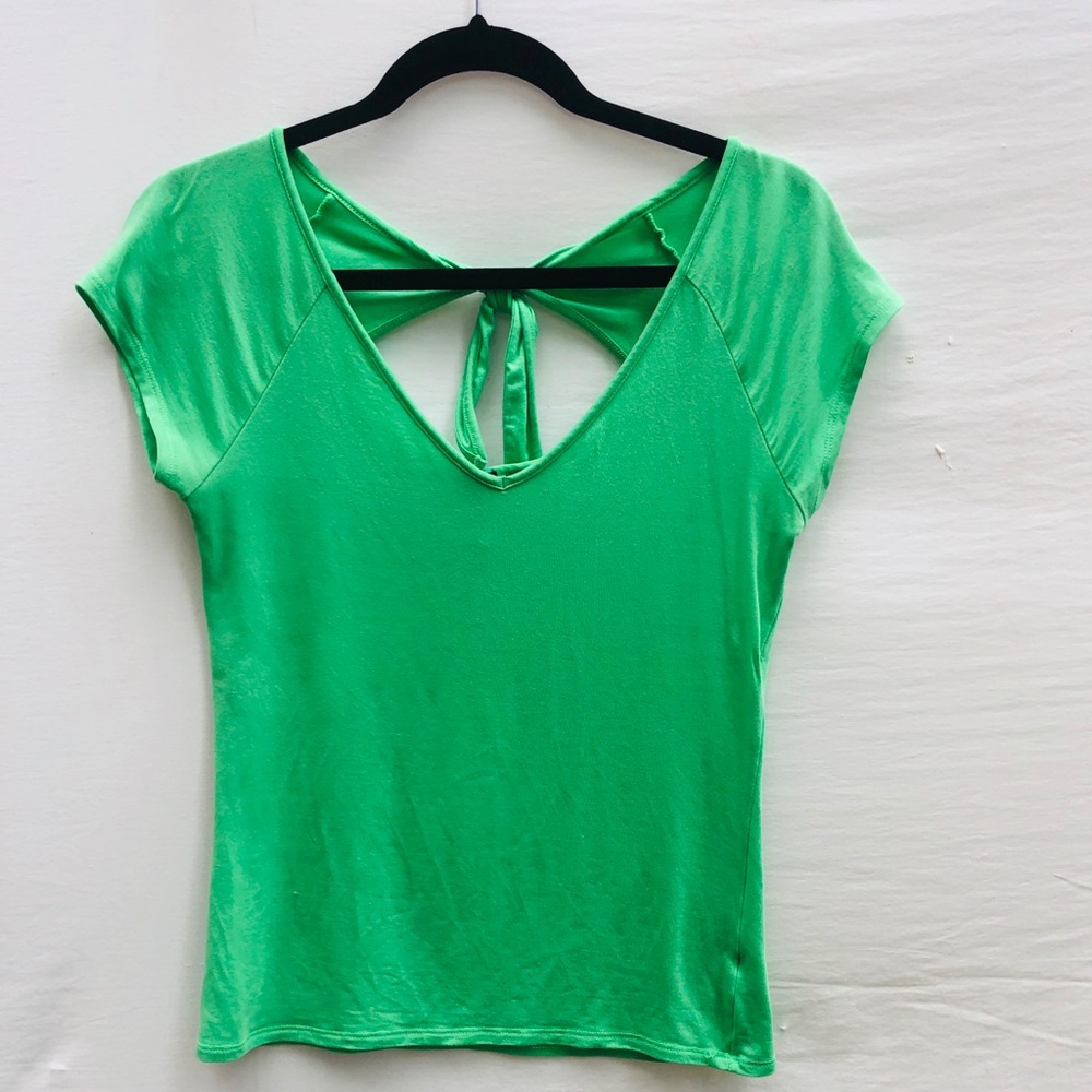 Gap, green, cap sleeve knit top